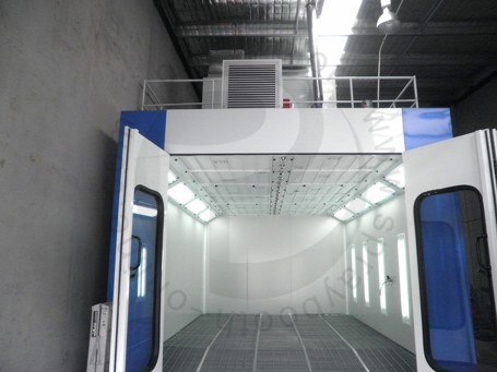 Roof cabinet automotive paint spray booth for Australia client