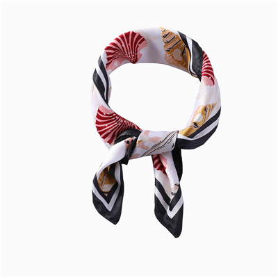 How many common ways to wear silk scarf