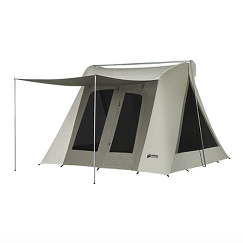 Flex bow canvas tent glam camp