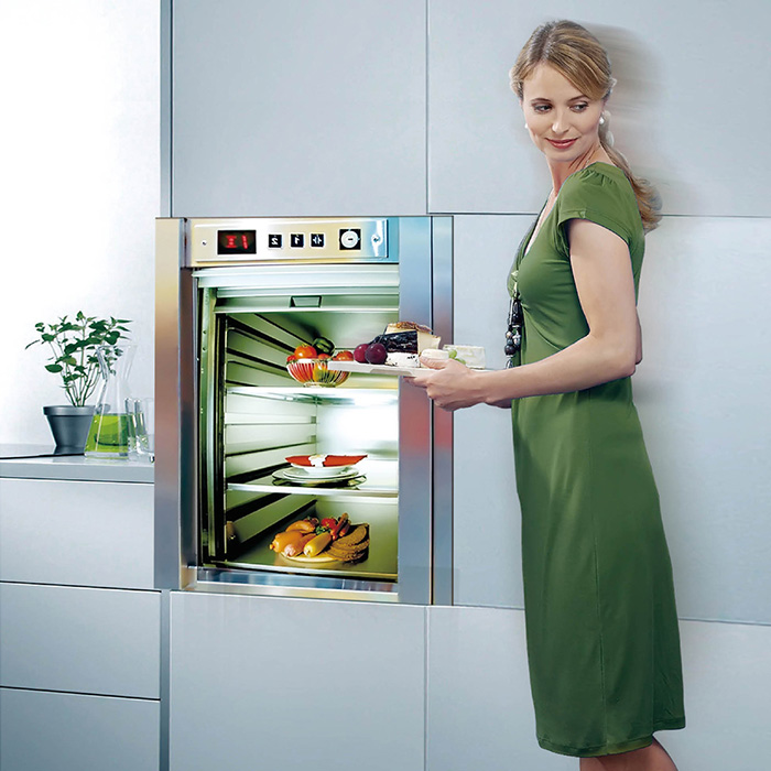 What are the advantages of small machine room passenger elevators?