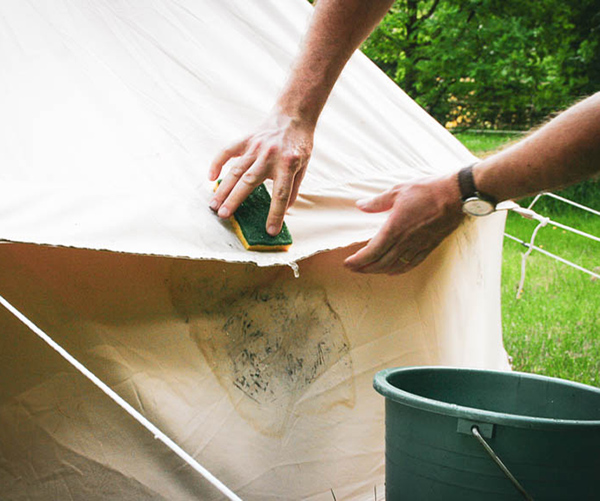 Maintenance guide for Canvas tent glam camp