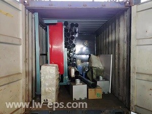 Ship 1 Container EPS Machine to Algeria