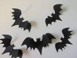 3D paper bat
