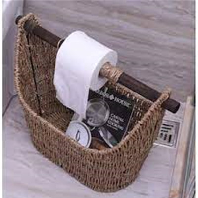 Application guide for toilet paper basket