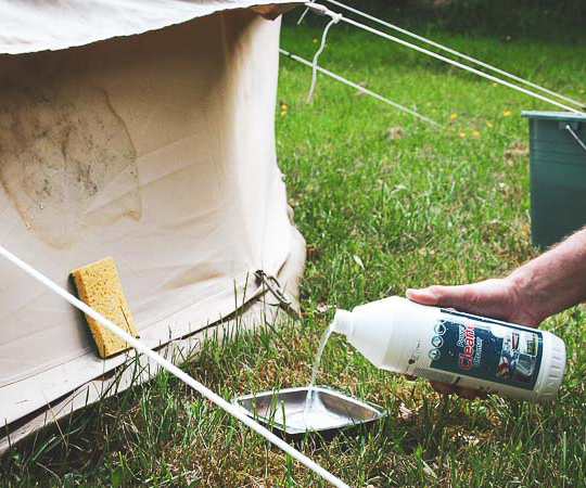 Maintenance guide for Canvas tent glam camp