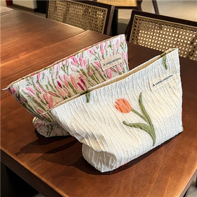 Canvas Cosmetic Bag