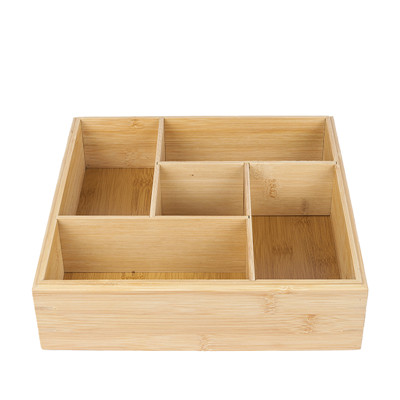 seville classics bamboo organizing boxes