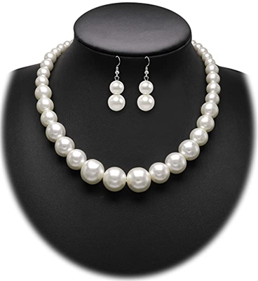 Faux Pearl Beads Necklaces