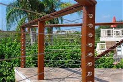 Features and advantages of steel rope railing