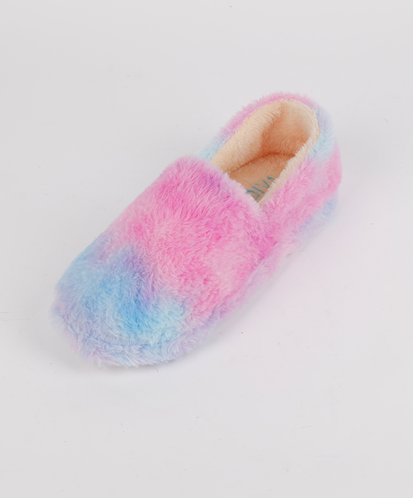 Iridescent Plush Indoor Loafers