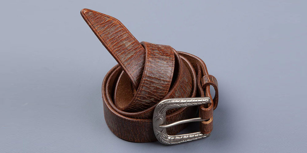 About cowhide belt