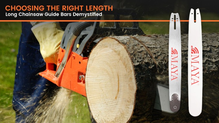 Long Chainsaw Guide Bars