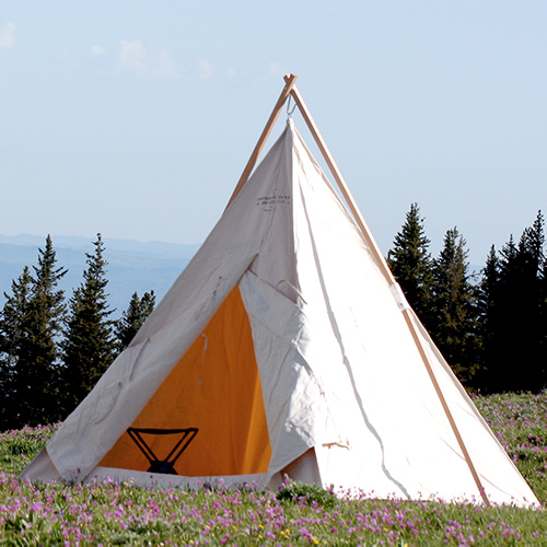 Tipi camping tent glam camp