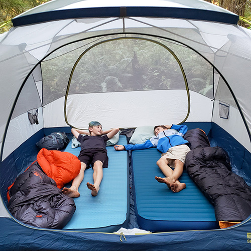 Inflatable camping tents glam camp