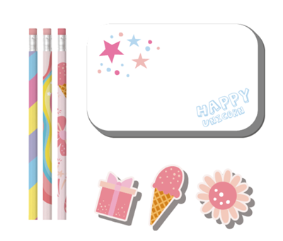 Customizable stationery set with personalized monogram and intricate design