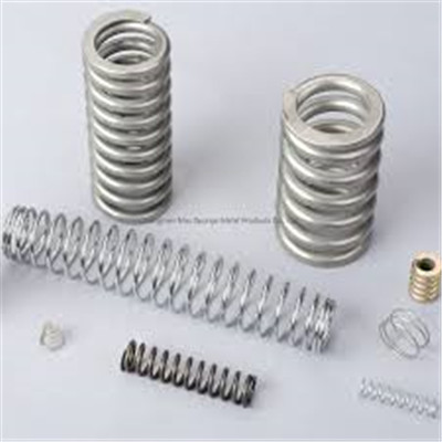 What are flat wire compression springs