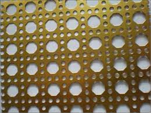 What is a perforated copper sheet