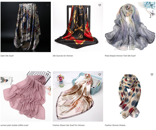 Wholesale fashion scarves
