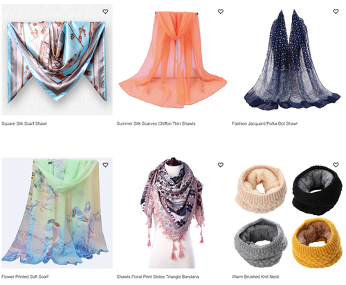 Wholesale fashion scarves