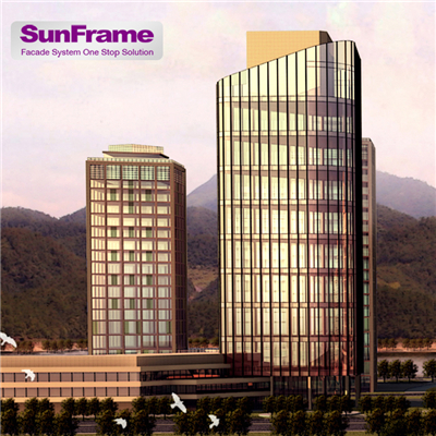 What is the role of invisible frame façade