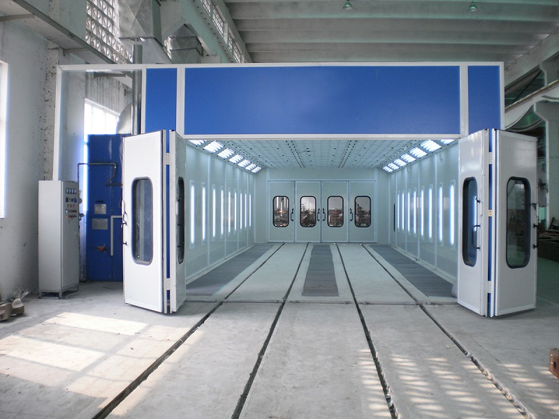 Industrial paint spray booths for producing blower