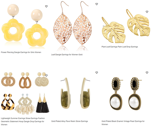 china earrings wholesale