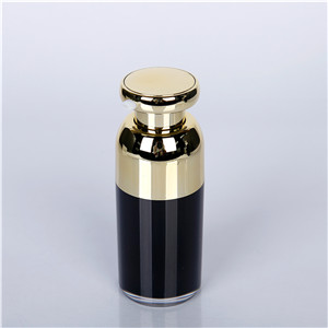 Black acrylic cosmetic Jar & Cosmetic Packaging