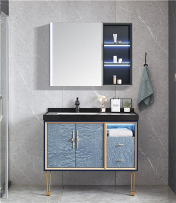 What are the installation items of the bathroom cabinet