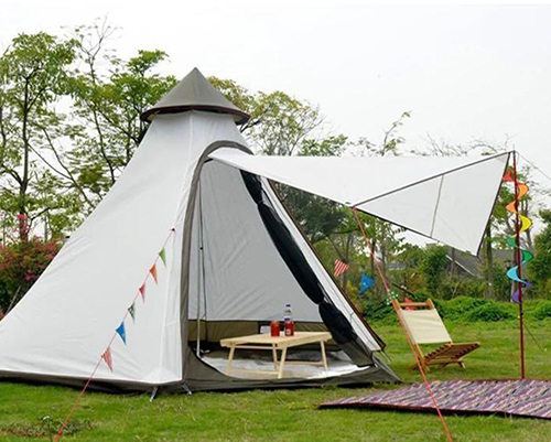 Tipi camping tent glam camp