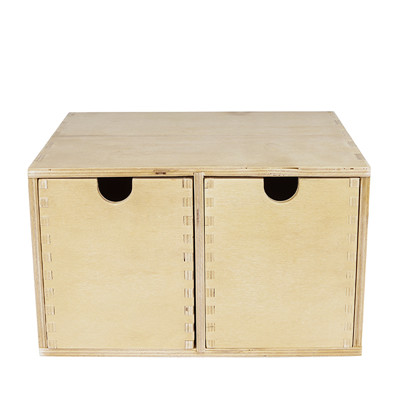 Wooden Storage Boxes with Drawers