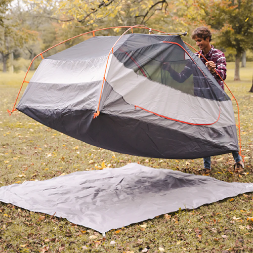 Tent footprint glam camp