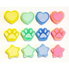 What is special about Paw Print Erasers