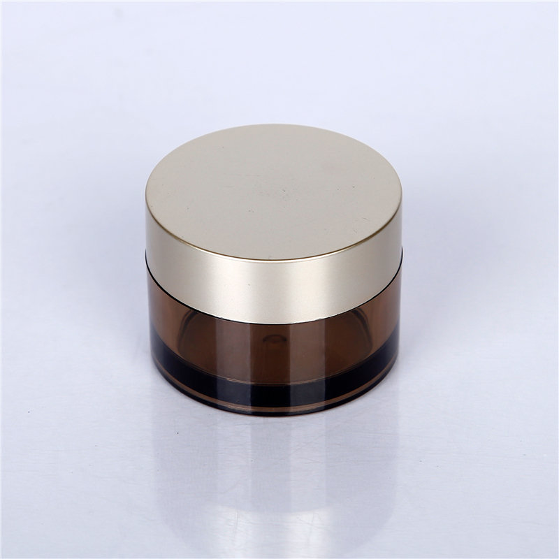  350ml frosted acrylic cosmetic jars
