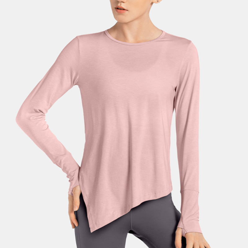 Women fitness tee shirt moisture wicking pullover tops deportivos sports plain long sleeve T shirt