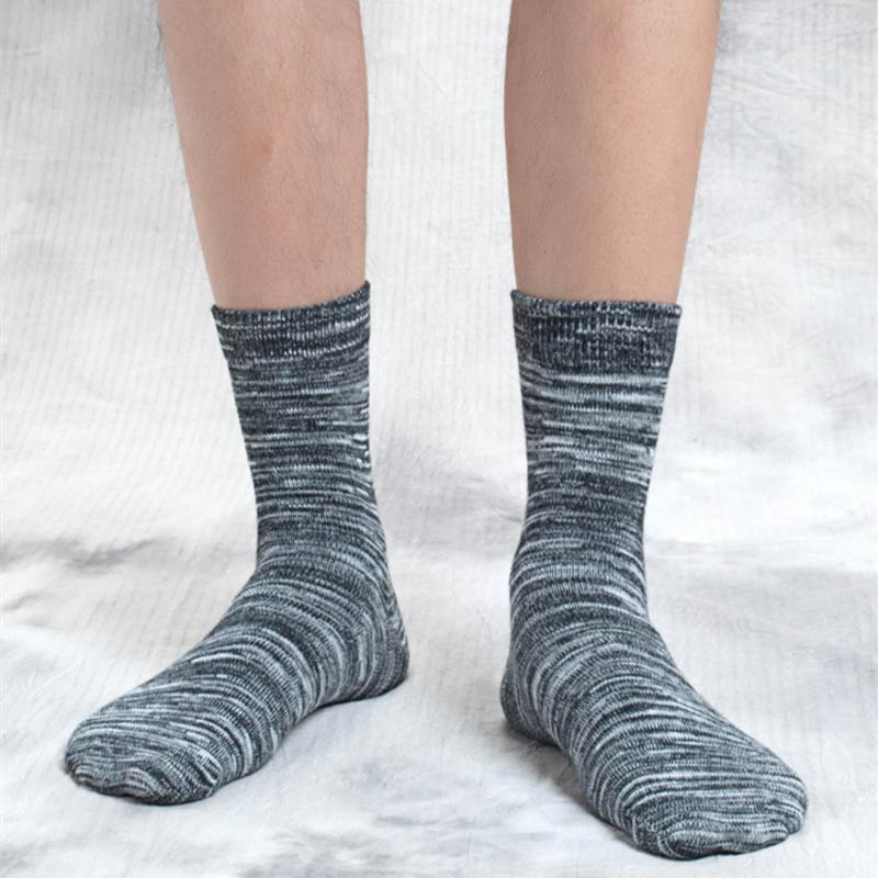 Men's thermal thick knitting winter fall wool crew socks sock