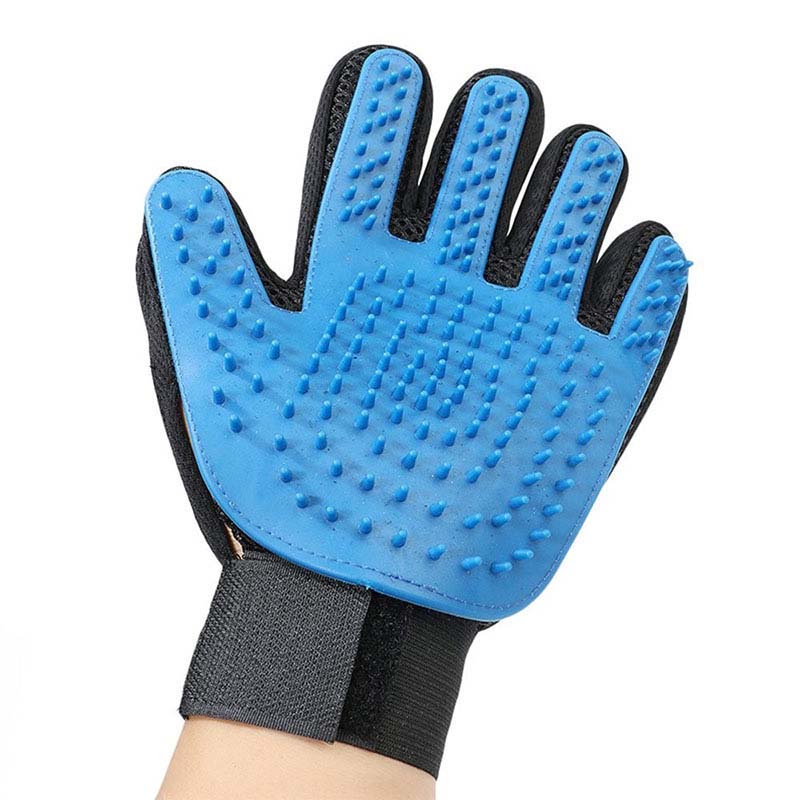 China pet grooming gloves factory