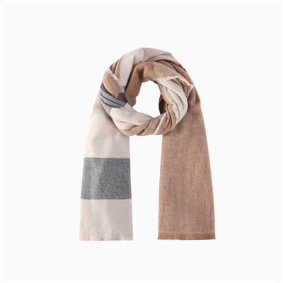 Wool alpaca blended scarf