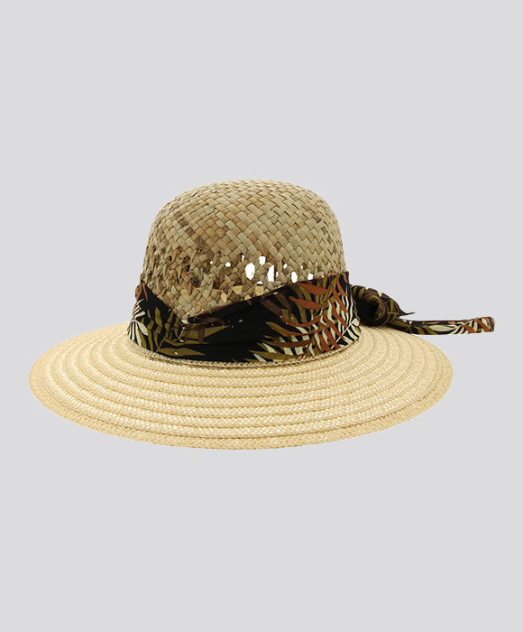 Custom Beige Straw Hat