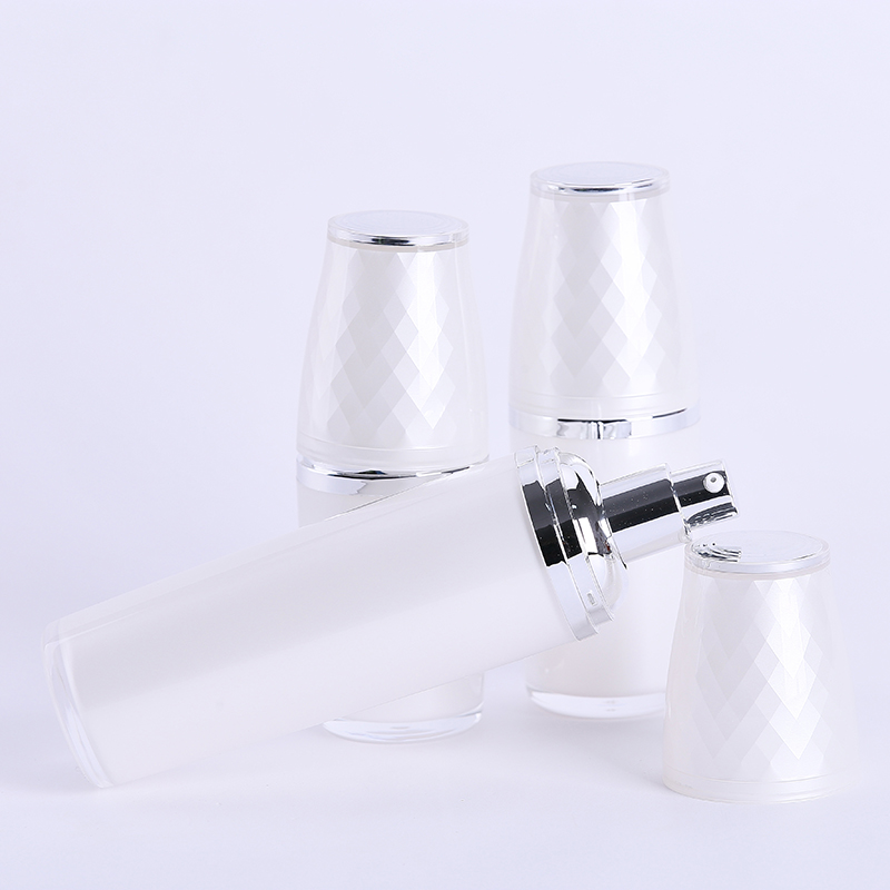 30/50/120ml Creamy Lid Pump Acrylic Lotion Bottle