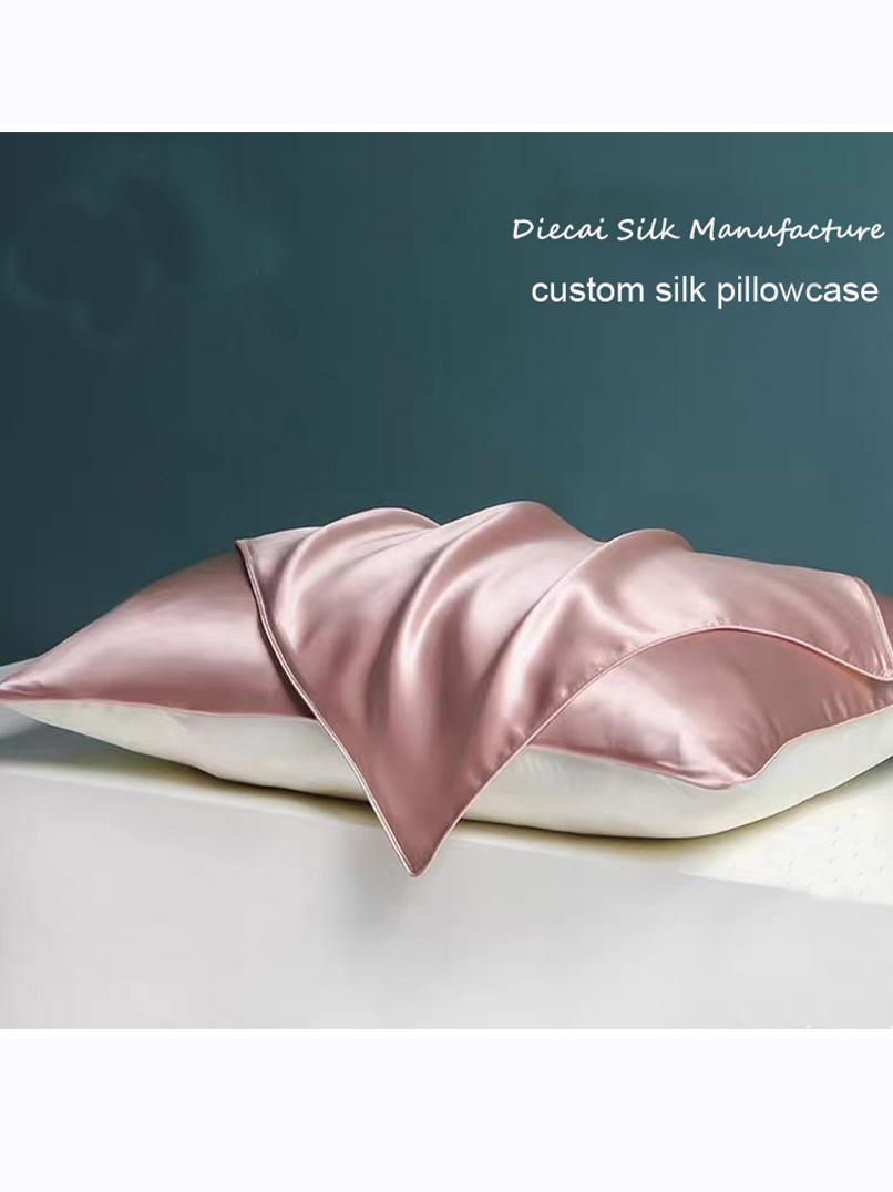 Custom Logo Silk Pillowcase | Pure Mulberry Silk Pillowcase | Silk Pillowcase