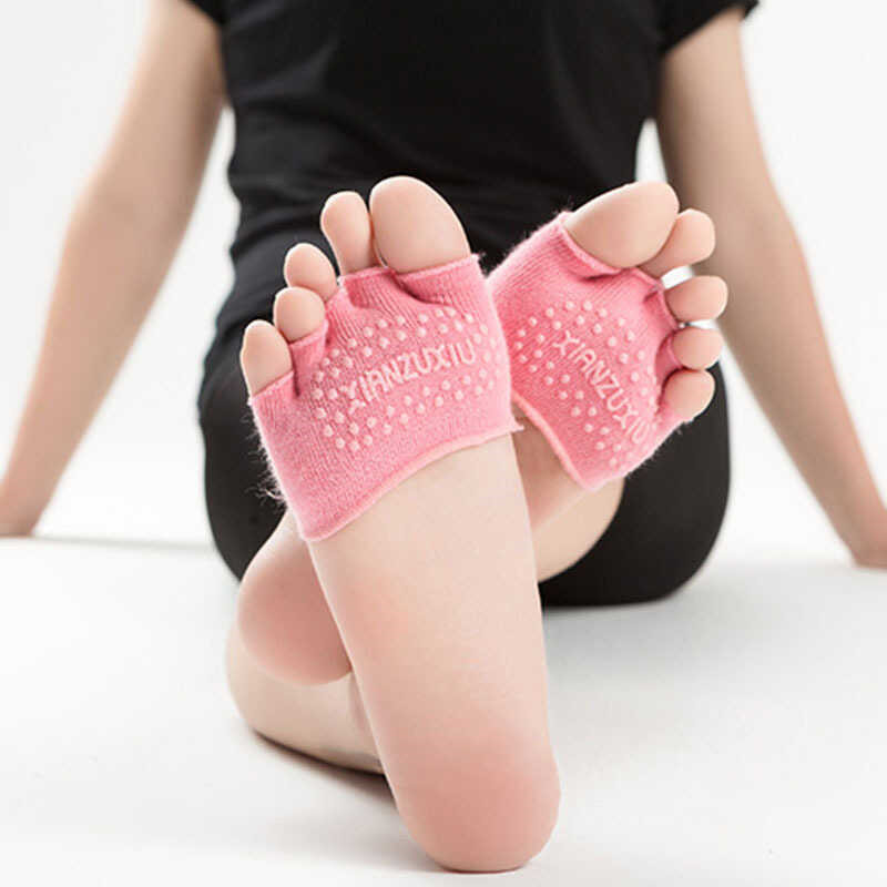 China Pink Yoga socks