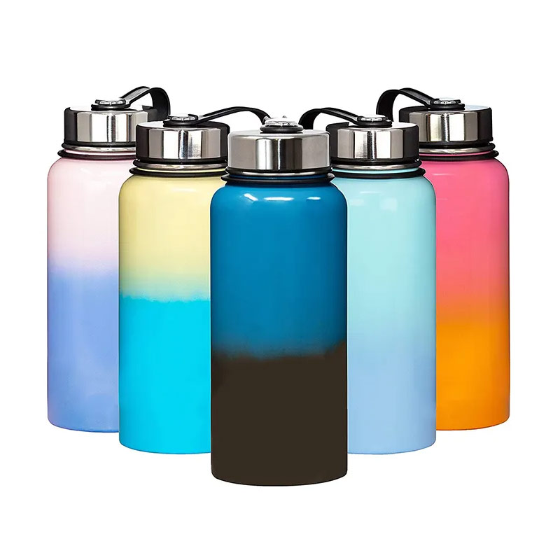 32oz powder coated double wall insulated vacuum stainless steel water bottle SX0584 glam camp