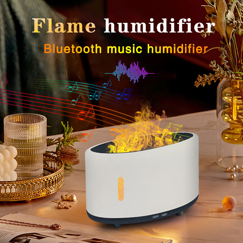 200ML Flame Aroma Diffuser with Night Light