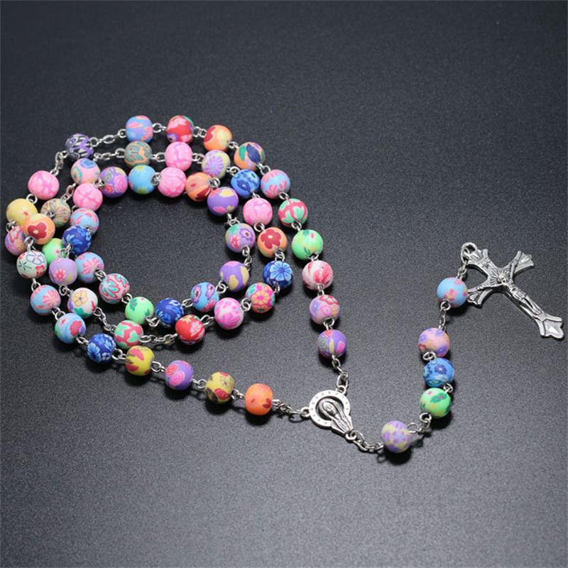 Fimo Rosary Necklace
