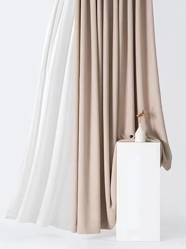 Modern light luxury high blackout curtains