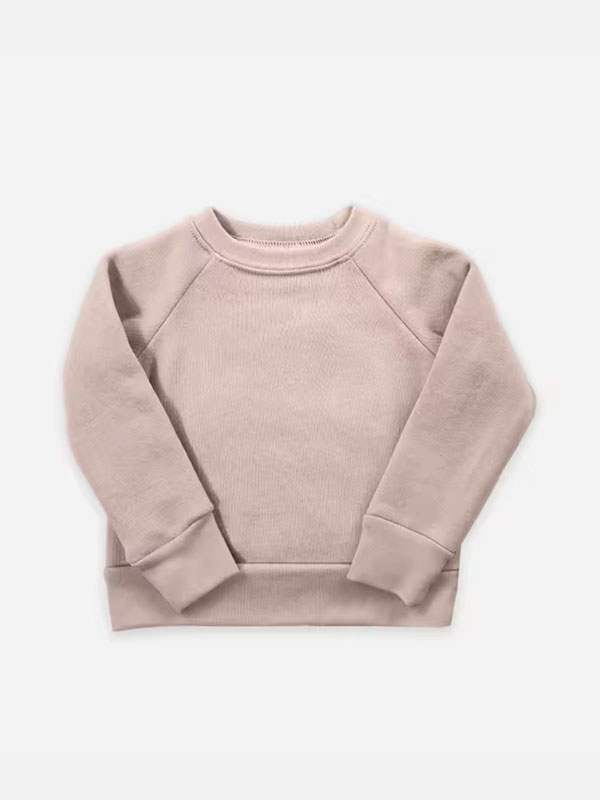 Crew Neck Fleece Baby Sweatshirt