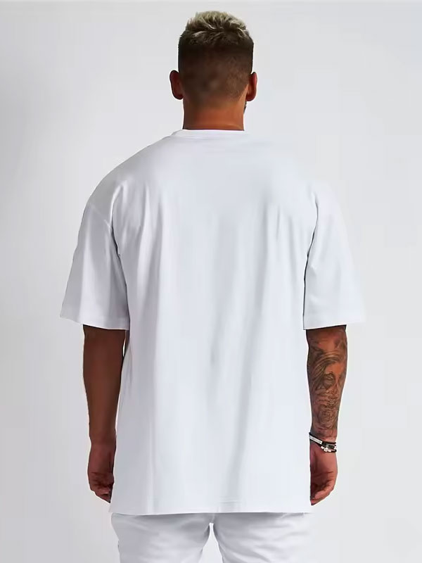 Men's Cotton Drop Shoulder T-Shirt