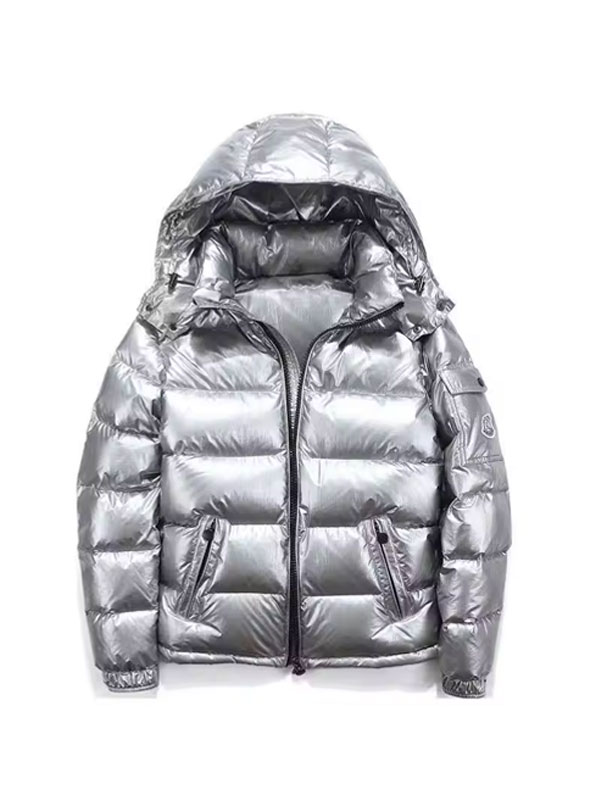 Shiny Trendy Hooded Short Down Puffers