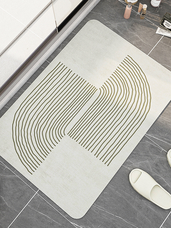 Simple non-slip bathroom floor mat