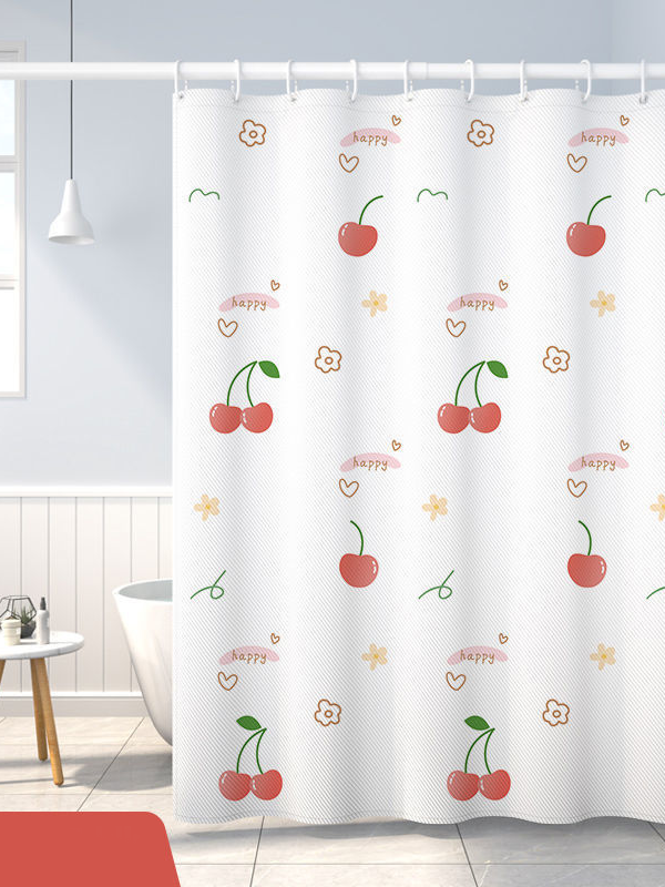 No punch shower curtain